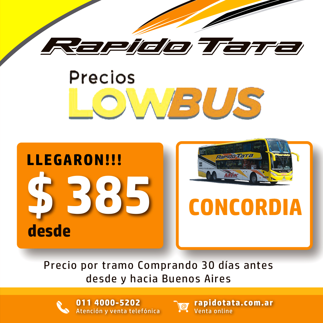 Precios Low Bus R pido Tata